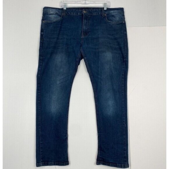 PD&C Paper Authenticity Denim Cloth Slim Straight Blue Jeans Mens Size 44X32 - Picture 1 of 11